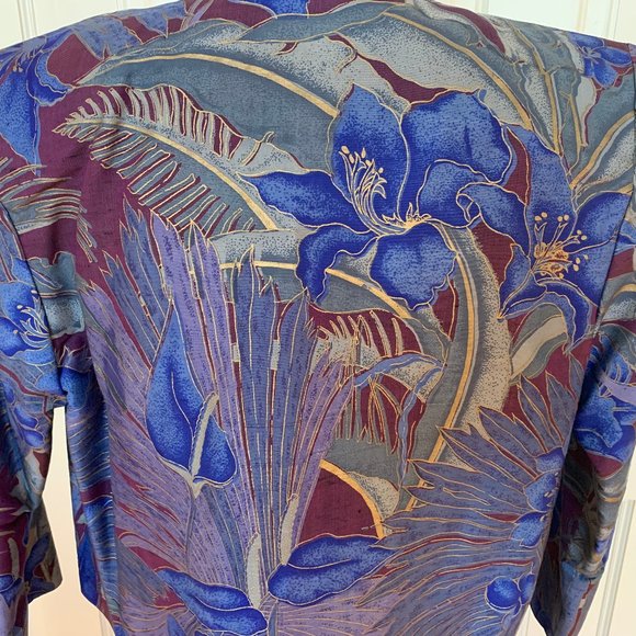 Couture 3 piece Silk Blouse & Skirt Set w/Blazer - Picture 3 of 11